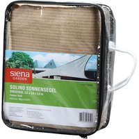 SIENA GARDEN Sonnensegel »Solino«, dreieckig, Polyethylen - beige von SIENA GARDEN