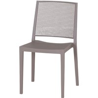 SIENA GARDEN Stapelstuhl »Square«, BxHxT: 46 x 80 x 56 cm, Farbe: taupe - grau von SIENA GARDEN