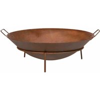 Siena Garden Feuerschale "Rusty Ø 70 cm" Gusseisen rostbraun, mit Griffen von SIENA GARDEN