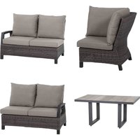 Siena Garden Gartenlounge-Set "Corido" 4 Stk. tlg. von SIENA GARDEN