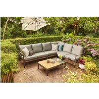 Siena Garden Gartenlounge-Set "Londra", (5 tlg., 2x 2er Bank(l+r), 1xModul Ecke,1xModul Mitte,1xTisch: 102x73,5x31,5cm) von SIENA GARDEN