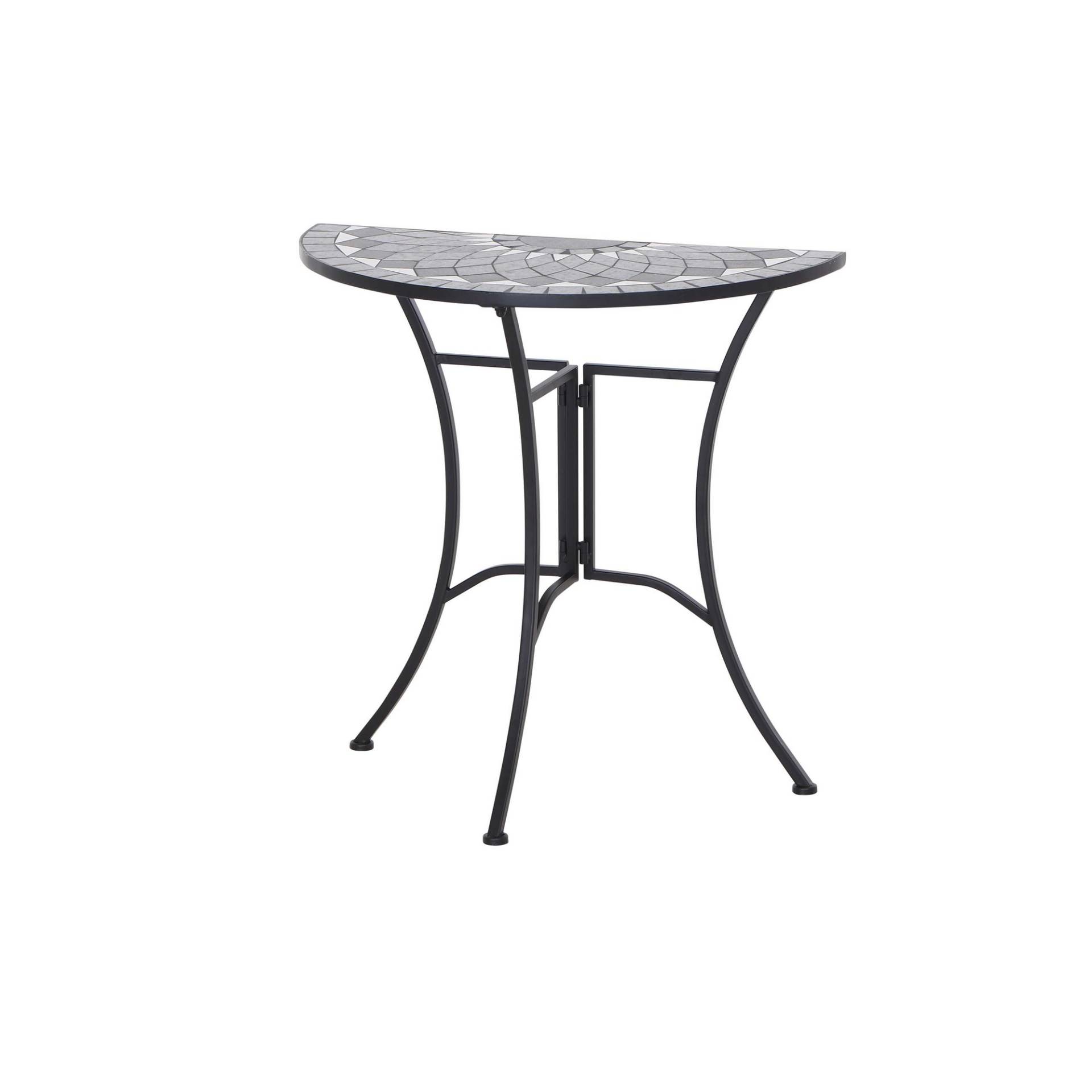 Siena Garden Gartentisch 'Como' halbrund 35,5 x 70 x 71 cm mit Mosaikoptik Siena Garden Gartentisch 'Como' halbrund 35,5 x 70 x 71 cm mit Mosaikoptik von SIENA GARDEN