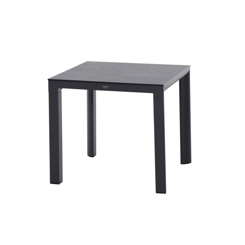 Siena Garden Gartentisch Silva Rechteckig Titan 80 cm x 80 cm von SIENA GARDEN