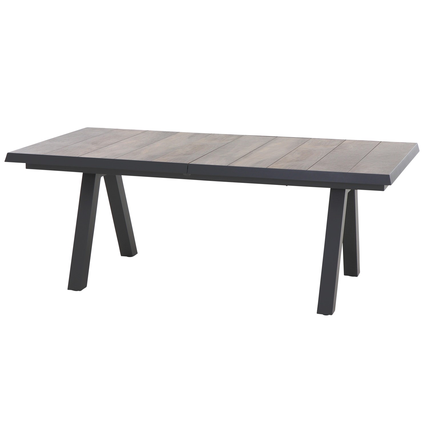 Siena Garden Gartentisch ausziehbar Washed Grau 100 cm x 260 cm von SIENA GARDEN