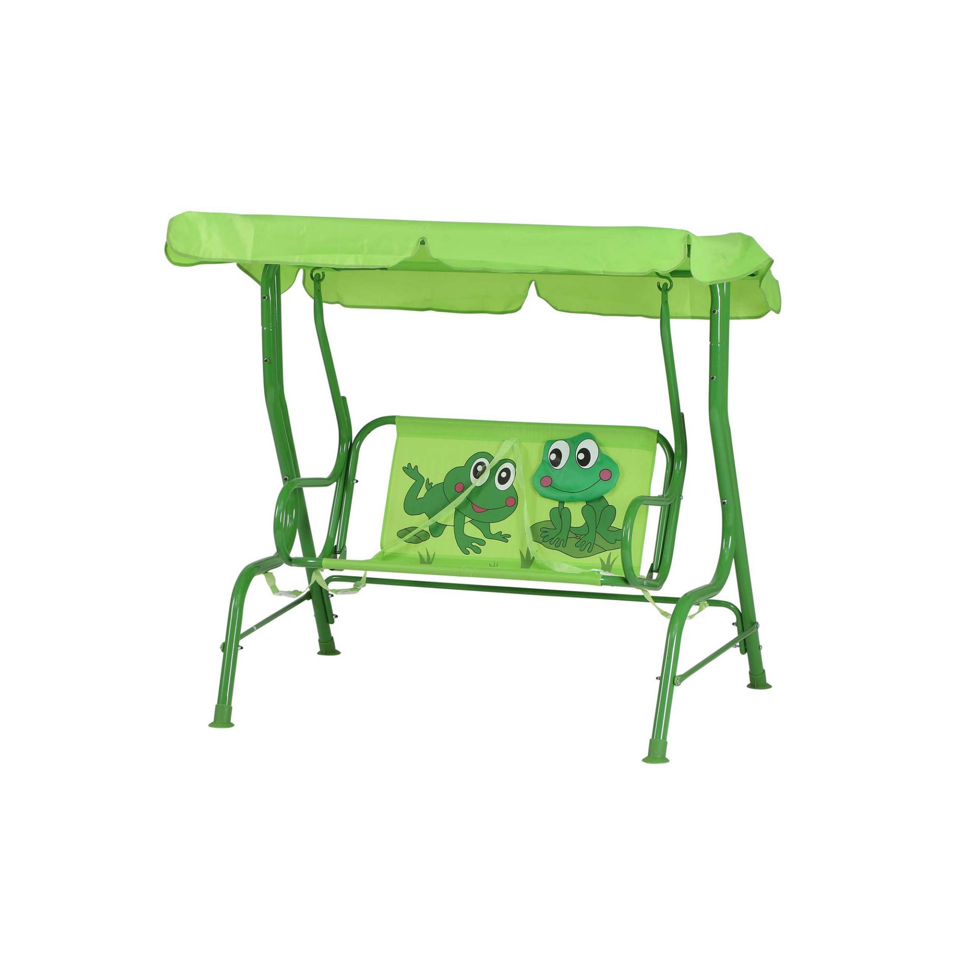 Siena Garden Kinderschaukel 'Froggy' grün 75 x 115 x 118 cm von SIENA GARDEN