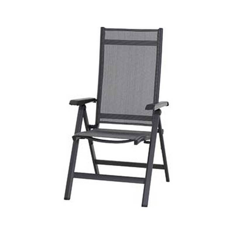 Siena Garden Klappsessel 'Tesoro' anthrazit 68 x 59 x 110 cm von SIENA GARDEN