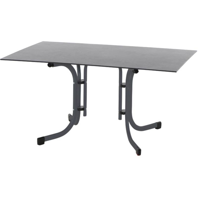 Siena Garden Klapptisch Sola Rechteckig Anthrazit 90 cm x 140 cm von SIENA GARDEN