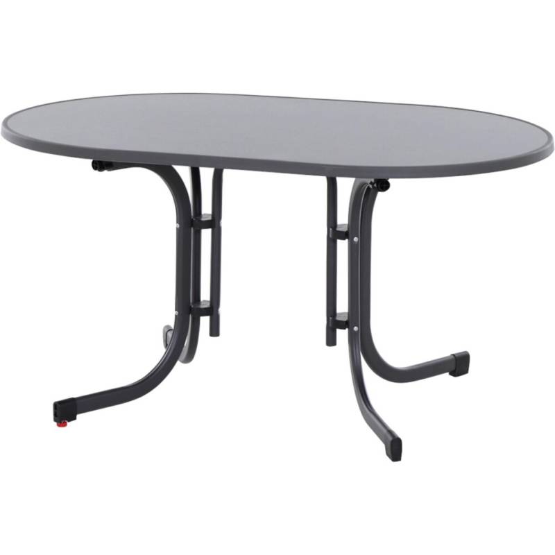 Siena Garden Klapptisch Paco oval 140 x 90 cm anthrazit von SIENA GARDEN