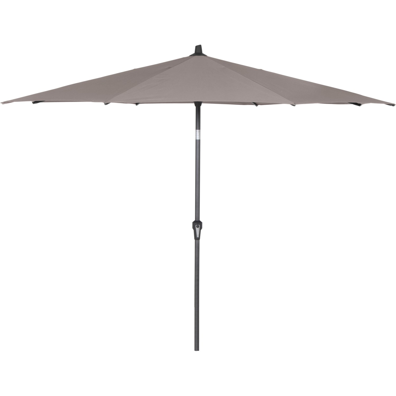 Siena Garden Marktschirm Avio Ø 250 cm Taupe mit Kurbelmechanik von SIENA GARDEN