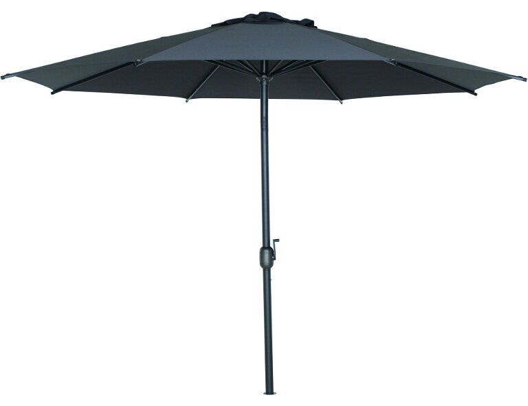 Siena Garden Mittelstockschirm Isa anthrazit Ø 300 cm von SIENA GARDEN