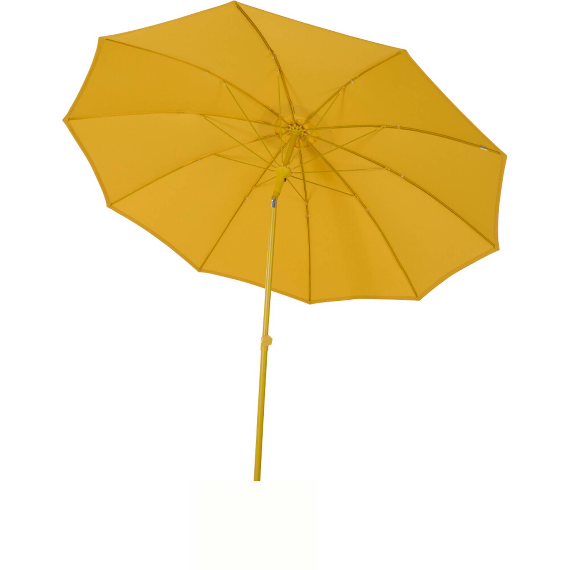 Siena Garden Mittelstockschirm 'Paolo Push' senffarben Ø 270 cm von SIENA GARDEN