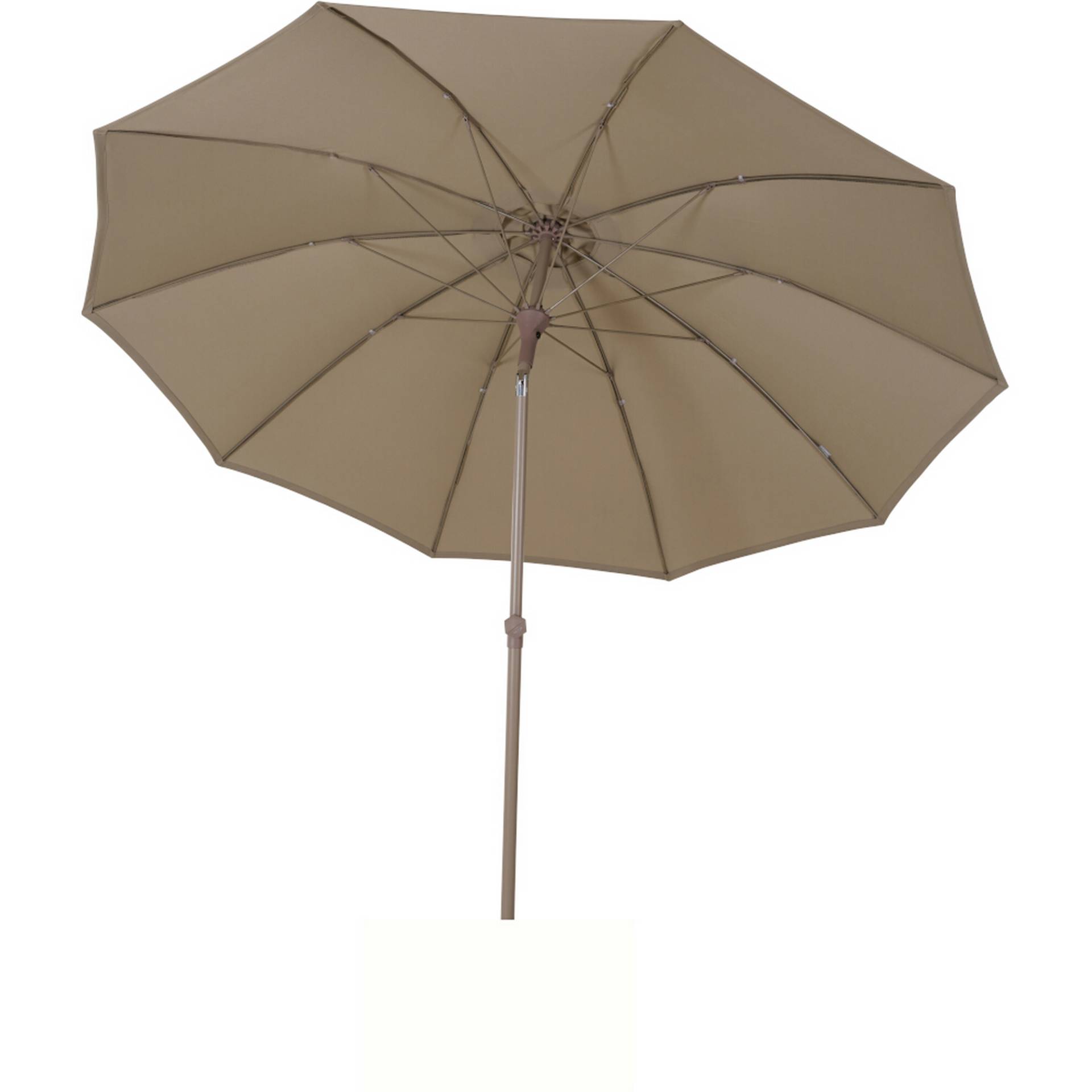 Siena Garden Mittelstockschirm 'Paolo Push' taupe Ø 270 cm von SIENA GARDEN