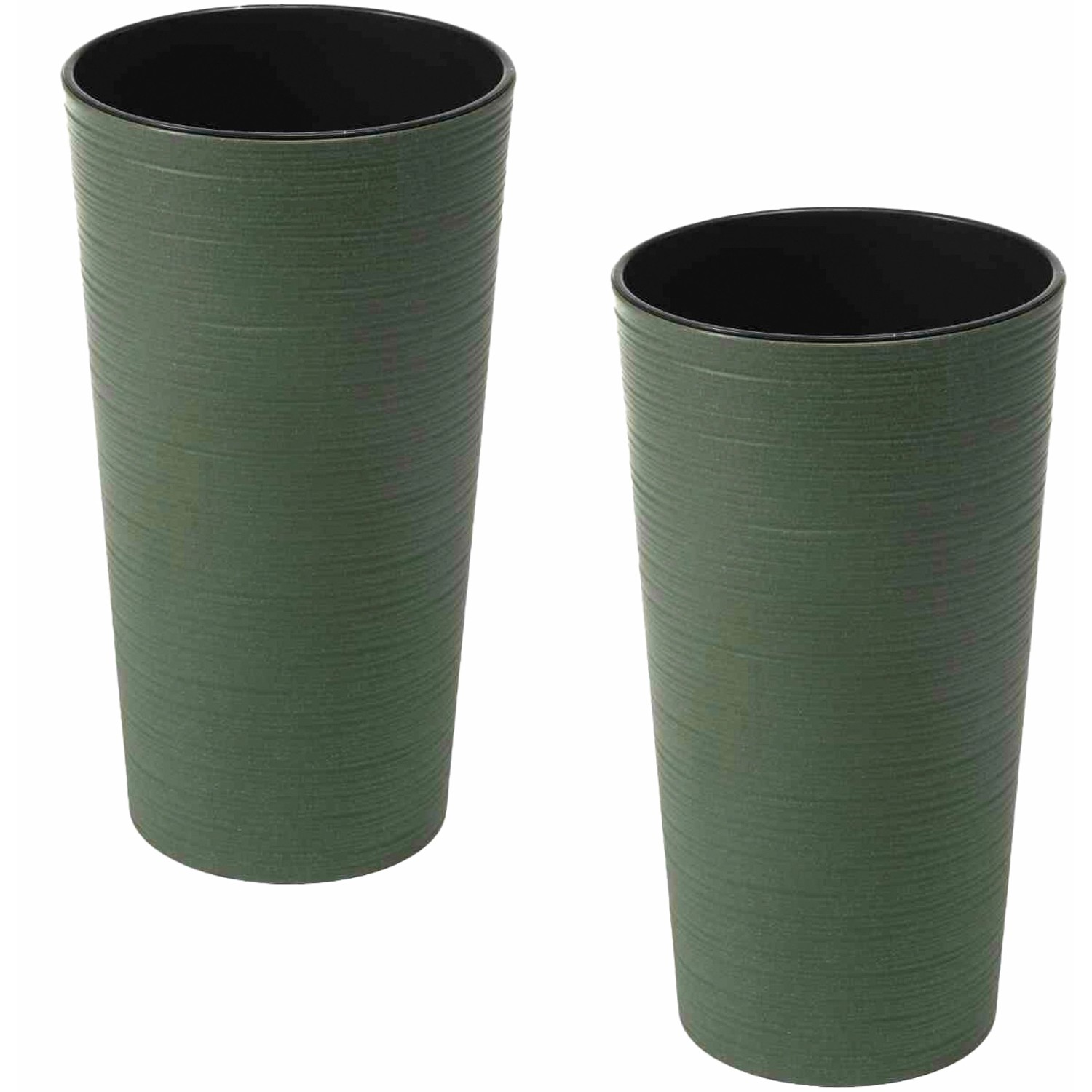 Siena GardenPflanzgefäß - Set 2 teilig Eco Locon Grün Ø25x46,5 cm von SIENA GARDEN