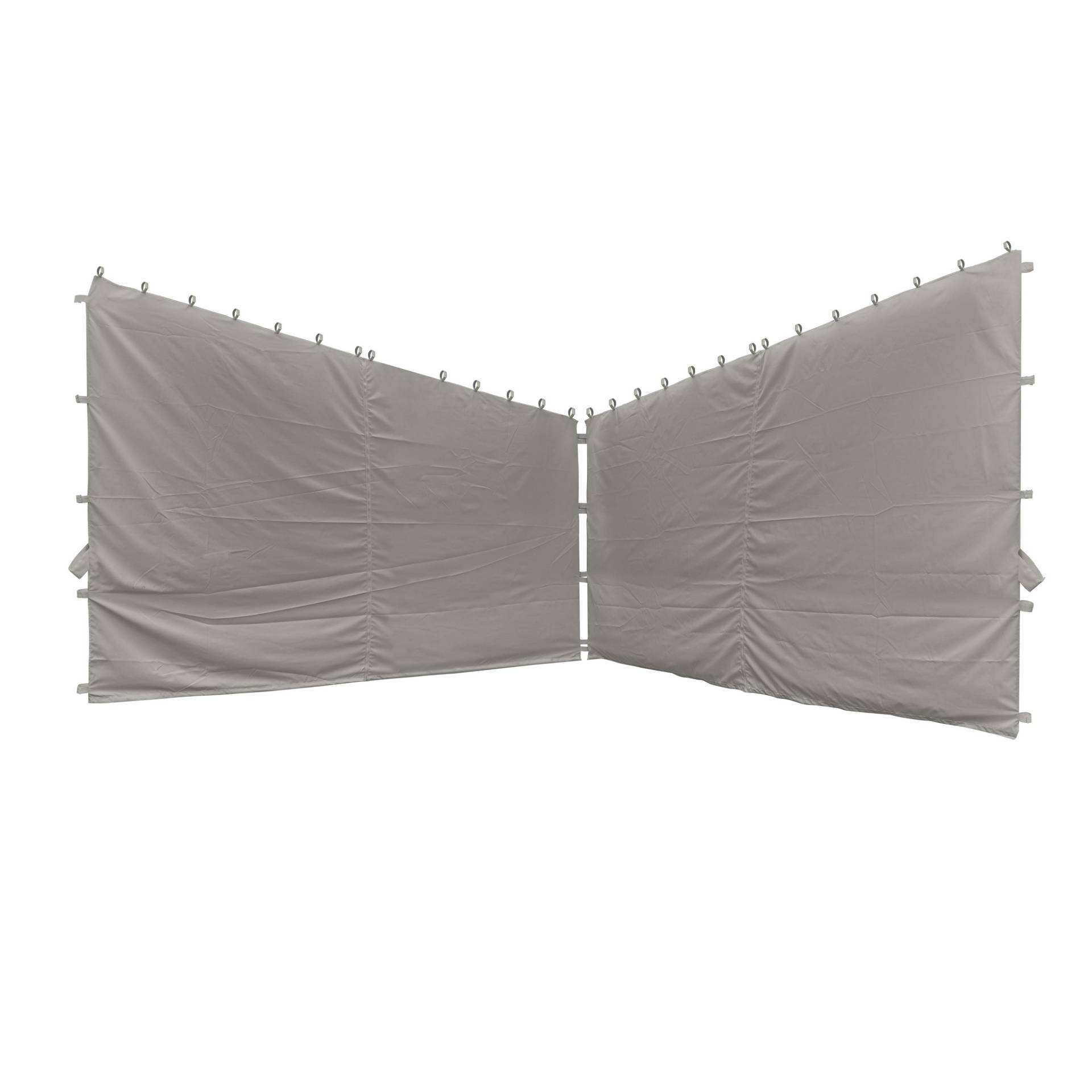 Siena Garden Seitenteile für Pavillon 'Berlino' grau 400 x 400 cm 2 Stück von SIENA GARDEN