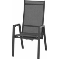 Siena Garden - Sessel Savona Dining Move matt anthrazit silber-schwarz Loungeset von SIENA GARDEN