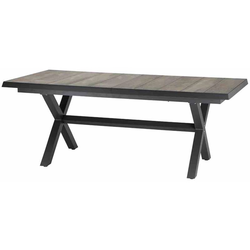 Siena Garden Gartentisch ausziehbar Washed Grau 100 cm x 200 cm von SIENA GARDEN
