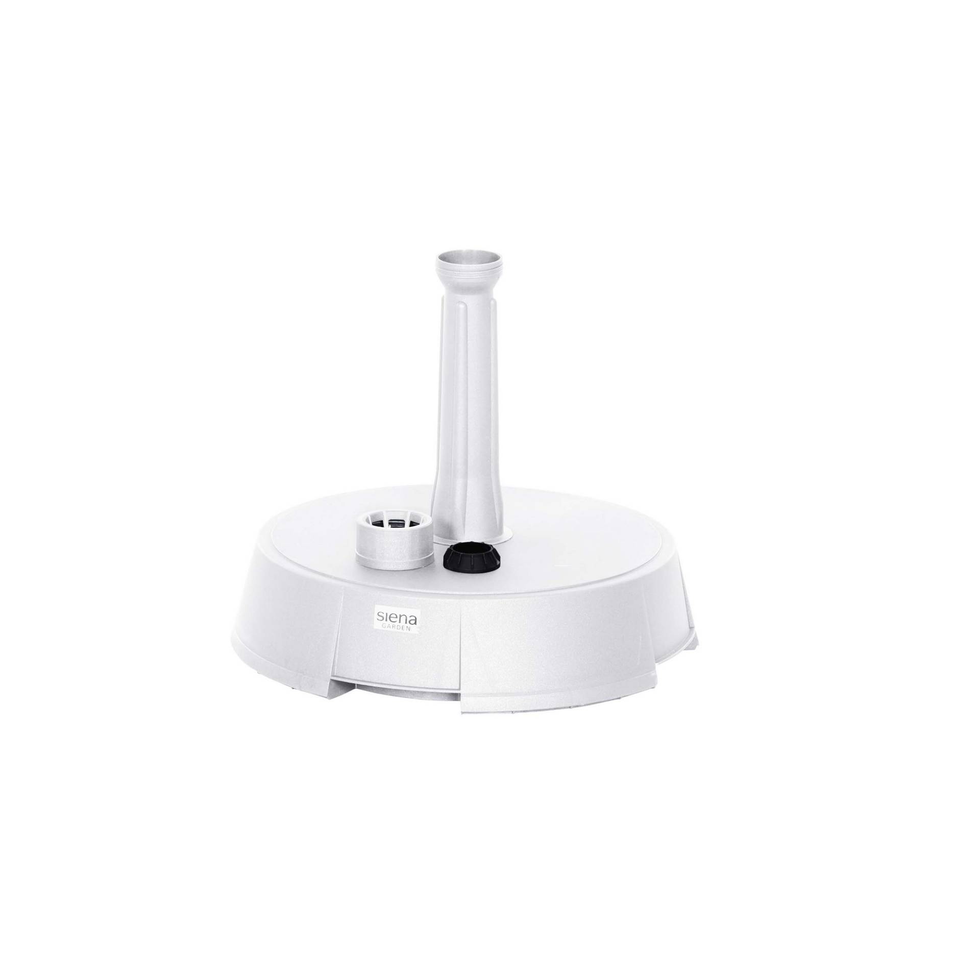 Siena Garden Sonnenschirmständer weiß 20 kg für Schirmstöcke bis 38 mm von SIENA GARDEN