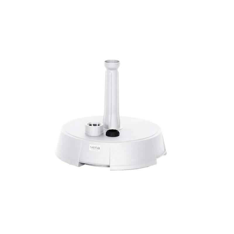 Siena Garden Sonnenschirmständer weiß 20 kg für Schirmstöcke bis 38 mm von SIENA GARDEN