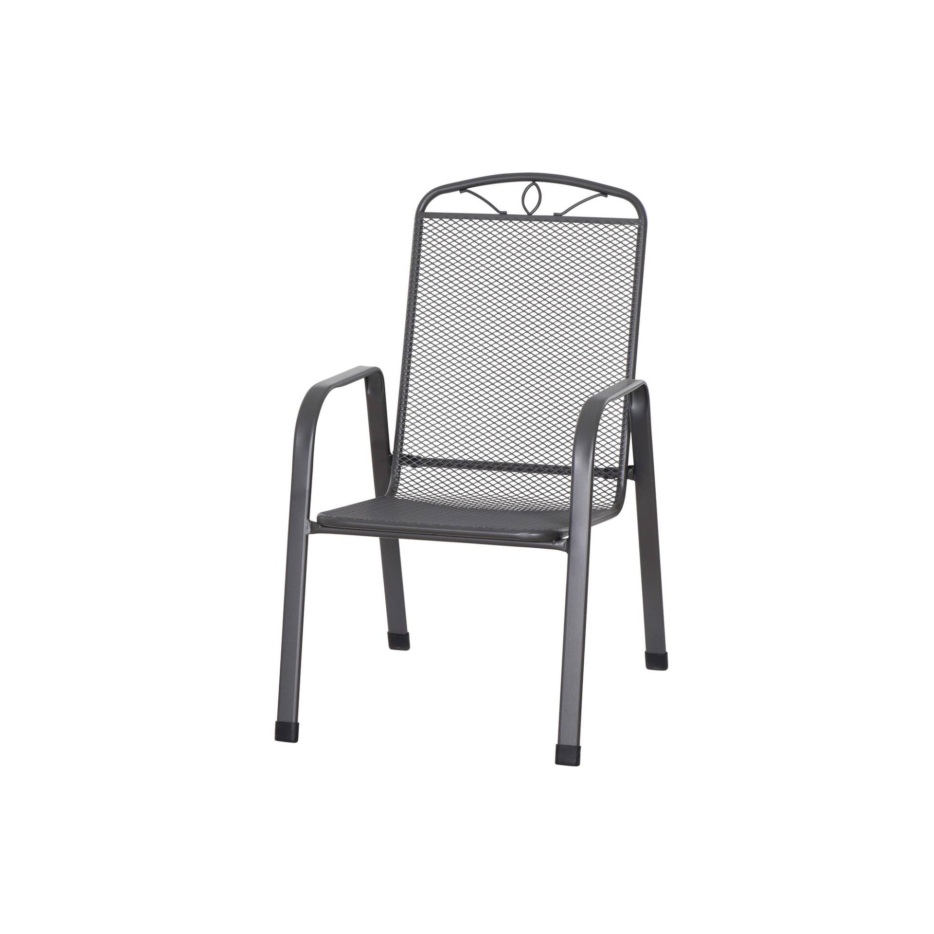 Siena Garden Stapelsessel 'Elda' matt-anthrazit 57 x 94 x 75 cm von SIENA GARDEN