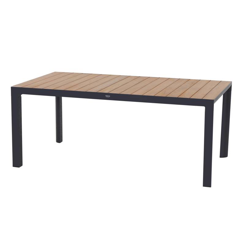Siena Garden Gartentisch Silva Rechteckig Teak 100 cm x 180 cm von SIENA GARDEN