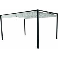 Sky Pavillon 300x400 cm, hellgrau Gestell aus Stahl/Aluminium, anthrazit, Bezug aus Polyester, 200g/m² in hellgrau Sky Pavillon 300x400 cm, hellgrau Gestell aus Stahl/Aluminium, anthrazit, Bezug aus Polyester, 200g/m² in hellgrau von SIENA GARDEN