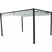 Sky Pavillon 300x400 cm, hellgrau Gestell aus Stahl/Aluminium, anthrazit, Bezug aus Polyester, 200g/m² in hellgrau Sky Pavillon 300x400 cm, hellgrau Gestell aus Stahl/Aluminium, anthrazit, Bezug aus Polyester, 200g/m² in hellgrau von SIENA GARDEN