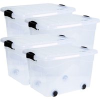 Aufbewahrungsbox Anzio 20 l 4er-Set mit Rollen Aufbewahrungsbox Anzio 20 l 4er-Set mit Rollen von SIENA HOME