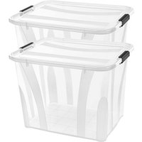 Aufbewahrungsbox Anzio 55 l 2er-Set Aufbewahrungsbox Anzio 55 l 2er-Set von SIENA HOME