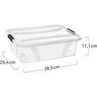 Siena Home - Aufbewahrungsbox Anzio 7 l 4er-Set von SIENA HOME