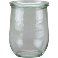 Tulpe-Glas Cucinare Rundrand 1,0 l Weck-Glas, Rundrand-Deckel von SIENA HOME
