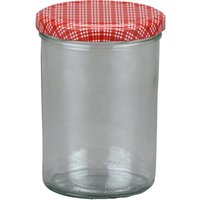 Siena Home - Sturz-Glas 'Cucinare' 1TO440 rot/weiß, TwistOff 440 ml von SIENA HOME