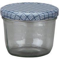 Sturz-Glas "Cucinare" 2TO230 blau/weiß, TwistOff 230 ml von SIENA HOME