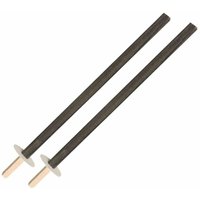 Wachstuchfackel 65 cm, 2er-Set Brenndauer ca. 65 Min. von SIENA HOME