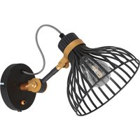 Anne Light And Home - Wandlampe Dunbar - Schwarz - 3088ZW - Gold & Schwarz von ANNE LIGHT AND HOME