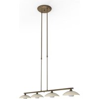 Steinhauer LED Pendelleuchte Souvereign in Bronze und Weiß 4x 3W - brown von STEINHAUER