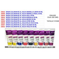 Leuchtend rotes Wasserfärbemittel 50 ml Leuchtend rotes Wasserfärbemittel 50 ml von SIFER