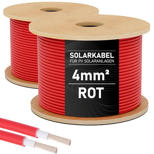 SIGA Solarkabel 4mm² 50m Verlängerungskabel Rot Verlängerung Solar PV Kabel Solarpanel Balkonkraftwerk Solarstecker SIGA Solarkabel 4mm² 50m Verlängerungskabel Rot Verlängerung Solar PV Kabel Solarpanel Balkonkraftwerk Solarstecker von SIGA IMPULSIVE DYNAMIK