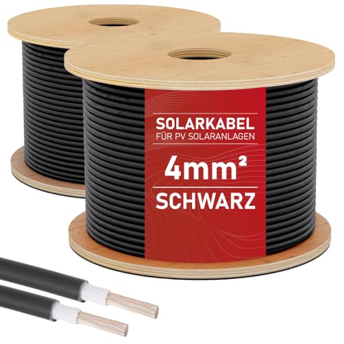 SIGA Solarkabel 4mm² 50m Verlängerungskabel Schwarz Verlängerung Solar PV Kabel Solarpanel Balkonkraftwerk Solarstecker SIGA Solarkabel 4mm² 50m Verlängerungskabel Schwarz Verlängerung Solar PV Kabel Solarpanel Balkonkraftwerk Solarstecker von SIGA IMPULSIVE DYNAMIK