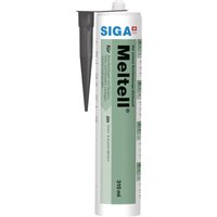 Siga - Hochleistungsdichtstoff Meltell Kartusche 310 ml schwarz Silikon & Acryl von SIGA