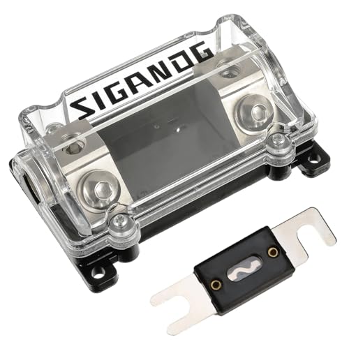SIGANDG 0/2/4 Gauge AWG In-Line ANL Sicherungshalter mit 300 Amp Sicherung von SIGANDG