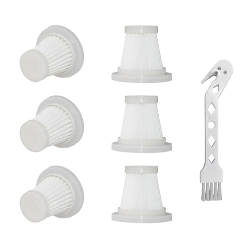 SIGANDG HEPA Filter (Waschbare),Ersatzfilter für kabellosen MiNi-Handstaubsauger,für Antifnuo Handstaubsauger/Molfanco Handstaubsauger (6 Stück) von SIGANDG