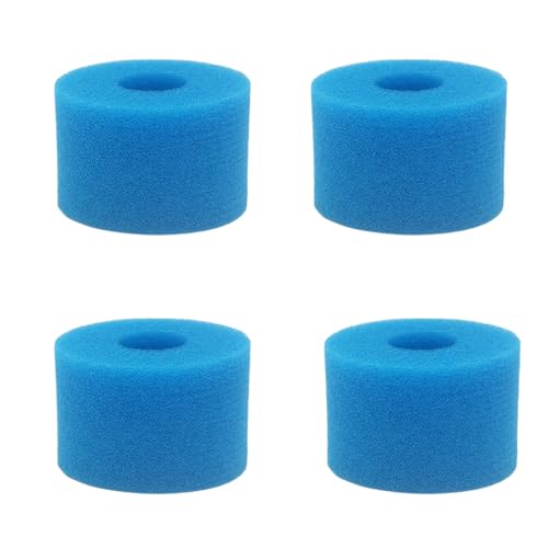 SIGANDG Poolfilter aus Schaumstoff für Intex Typ S1 – Filterschwamm Typ S1 – Schaumstofffilter für Spa, Pool – wiederverwendbar und waschbar (4 Stück) von SIGANDG