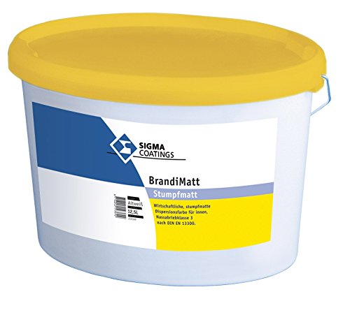 SIGMA BrandiMatt Wandfarbe Kunststoffdispersion Weiß Stupfmatt 5 Liter SIGMA BrandiMatt Wandfarbe Kunststoffdispersion Weiß Stupfmatt 5 Liter von Sigma Coatings