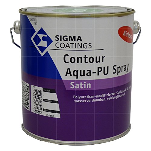 Sigma Contour Aqua-PU Spray Satin 2,5L (LTA) von SIGMA COATINGS