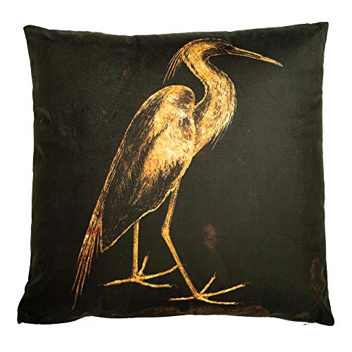 SIGNATURE HOME COLLECTION Kissen, Polyester, dunkelgrün, Gold, 45 x 45 cm von SIGNATURE HOME COLLECTION