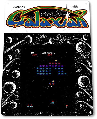 SIGNCHAT Blechschild Galaxian Arcade Shop Game Room Art Marquee Consol Metall Decor Blechschild 20,3 x 30,5 cm von SIGNCHAT