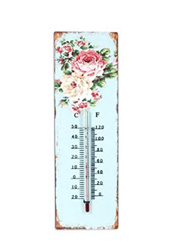 Blumenthermometer: Zeit der Rosen, Mod 1, Höhe 25 cm von SIGNES GRIMALT