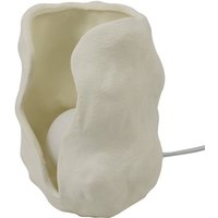 Böhmische Tischlampe aus weißem Porzellan, 21,5 x 13,5 x 16 cm von SIGNES GRIMALT