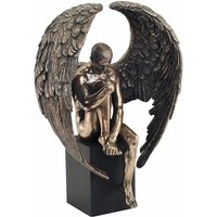 Signes Grimalt - Bronze -Figur Figuren Abbildung Mann Alas Podest Bronze Golden 11x18x26cm 42537 - Dorado von SIGNES GRIMALT