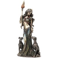 Signes Grimalt - Bronze -Figur Figuren Griechische Göttin Figur Bronzegrau 12x15x33cm 25240 - Gris von SIGNES GRIMALT